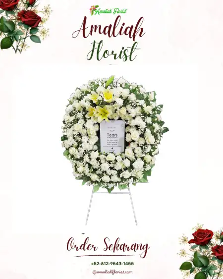 Krans Bunga Duka Sayutan