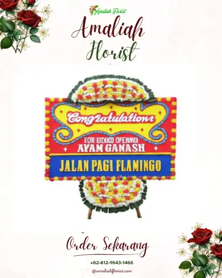 Sewa Papan Bunga Sayutan